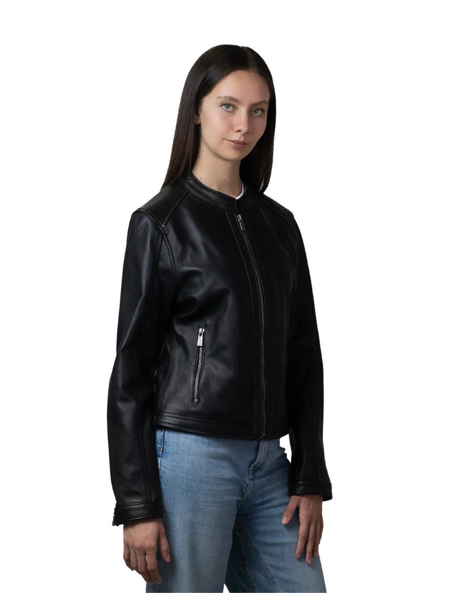 Chamarra de piel para mujer 5