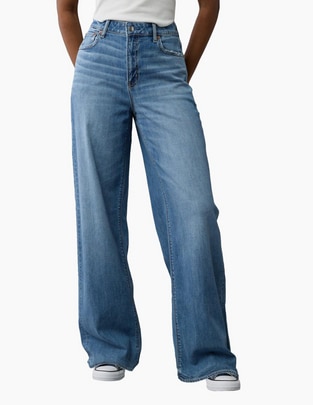 Jeans straight corte cintura para mujer Jeans straight corte cintura para mujer