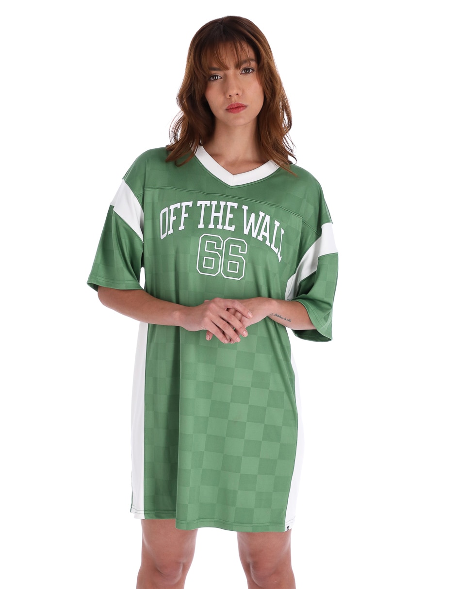 Vestido corto casual sixty sixers jersey para mujer 3