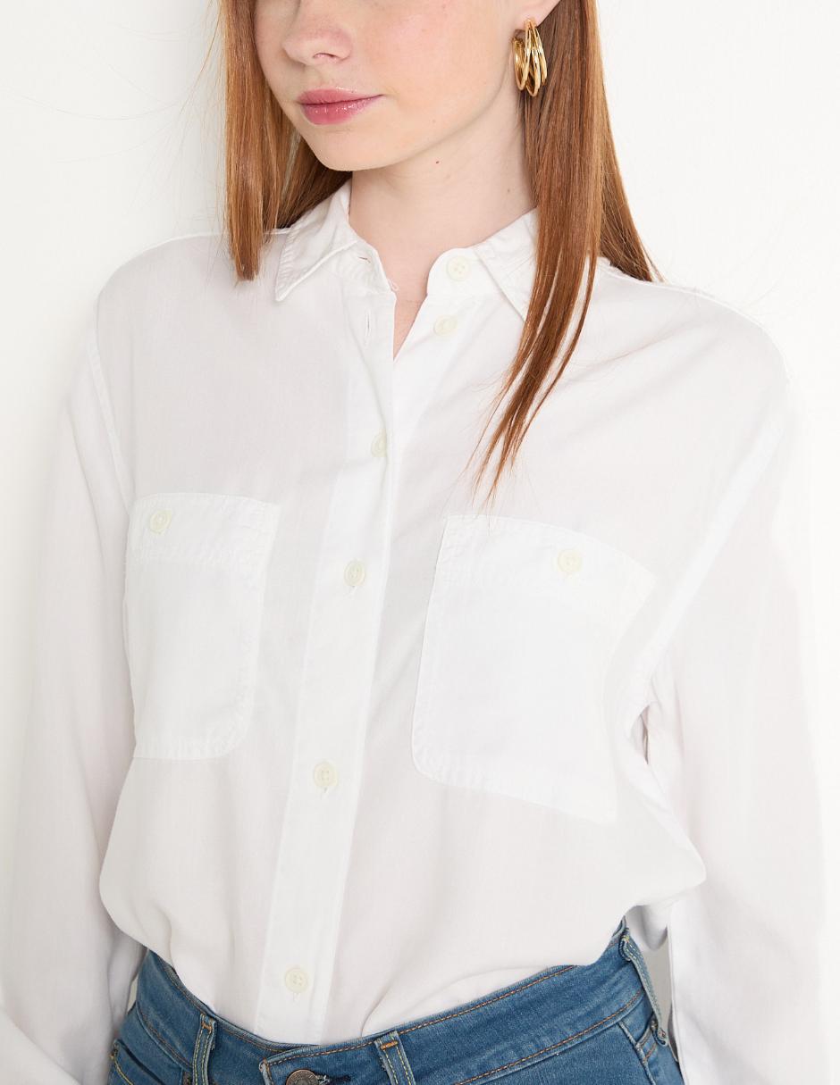Blusa American Eagle manga larga para mujer