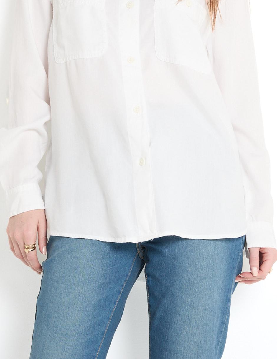 Blusa American Eagle manga larga para mujer