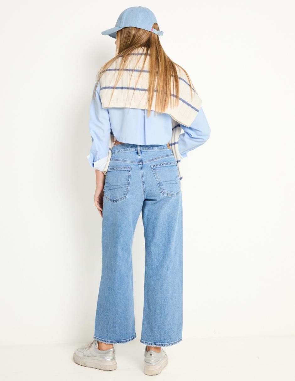 Jeans straight para mujer 4