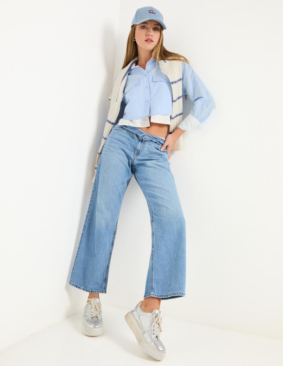 Jeans straight para mujer 3