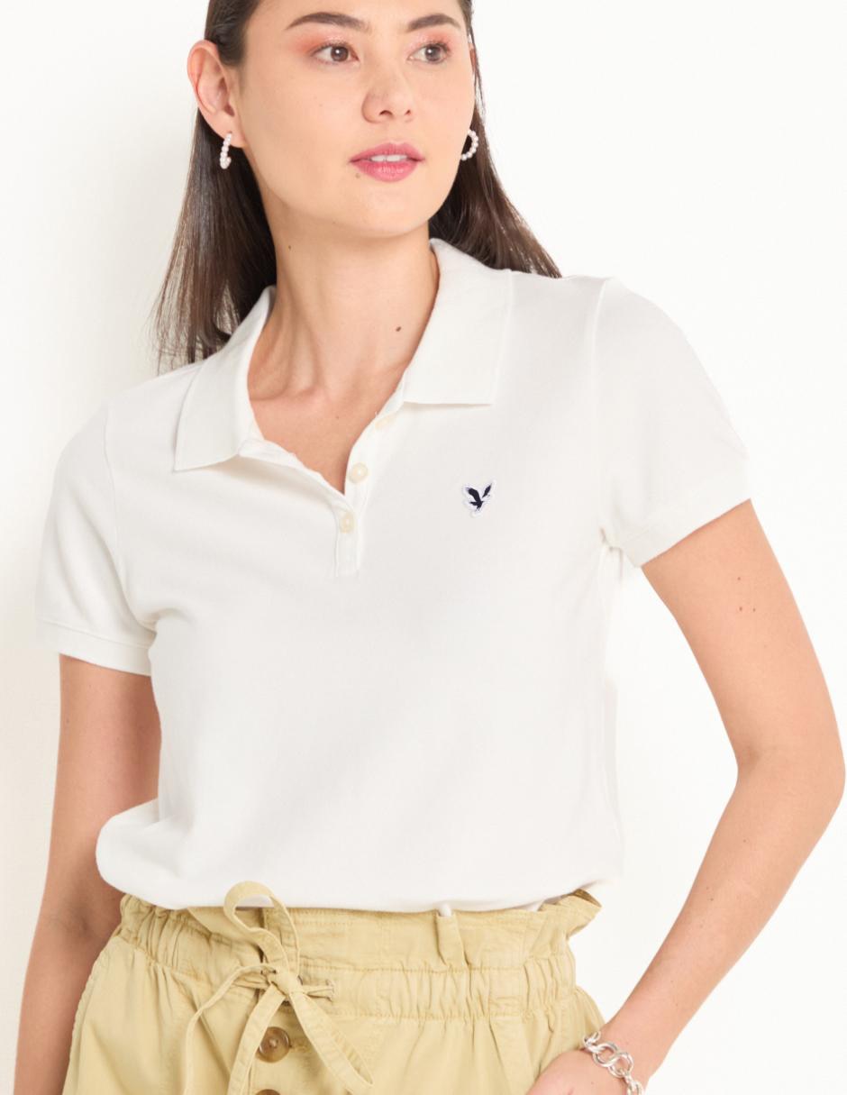Playera tipo polo American Eagle para mujer