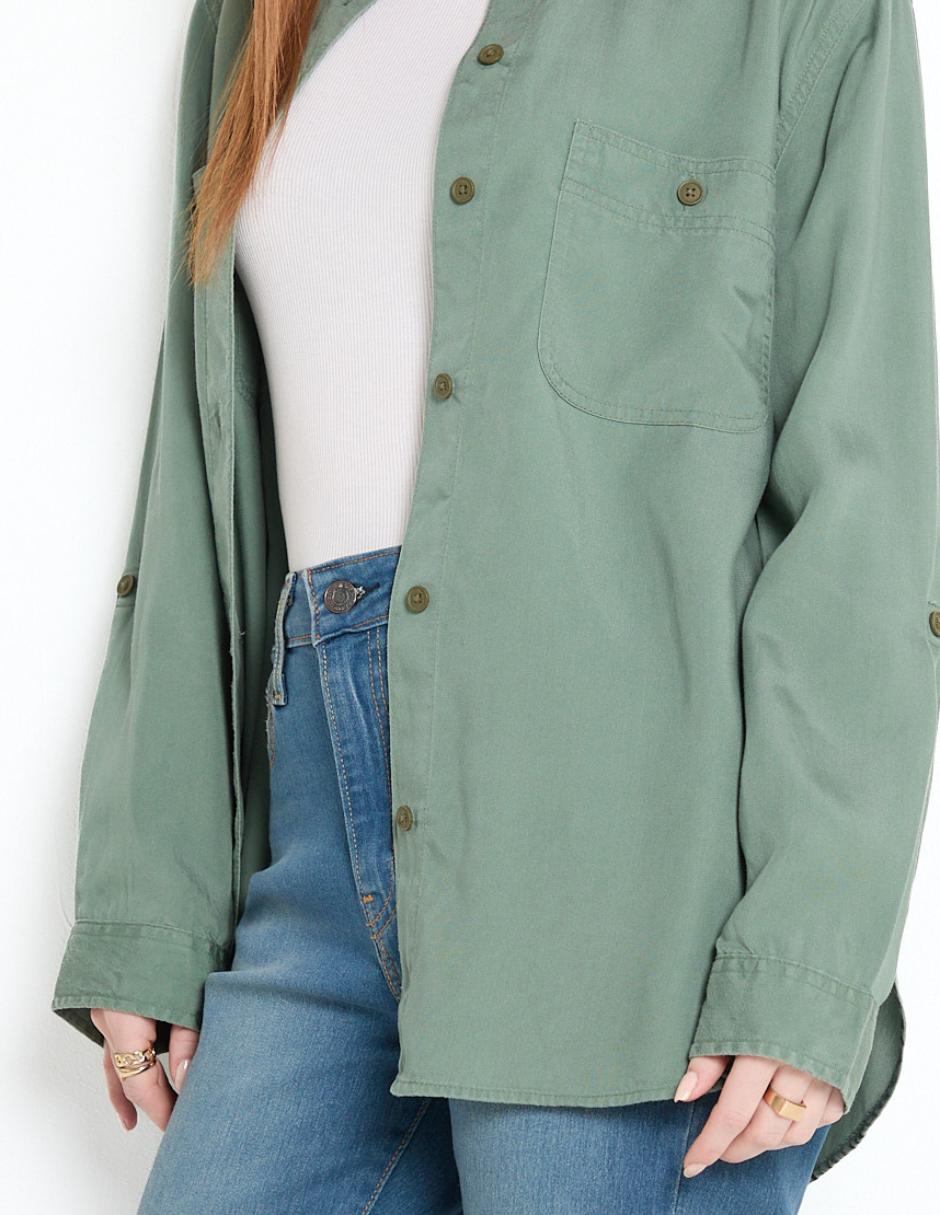 Blusa American Eagle manga larga para mujer
