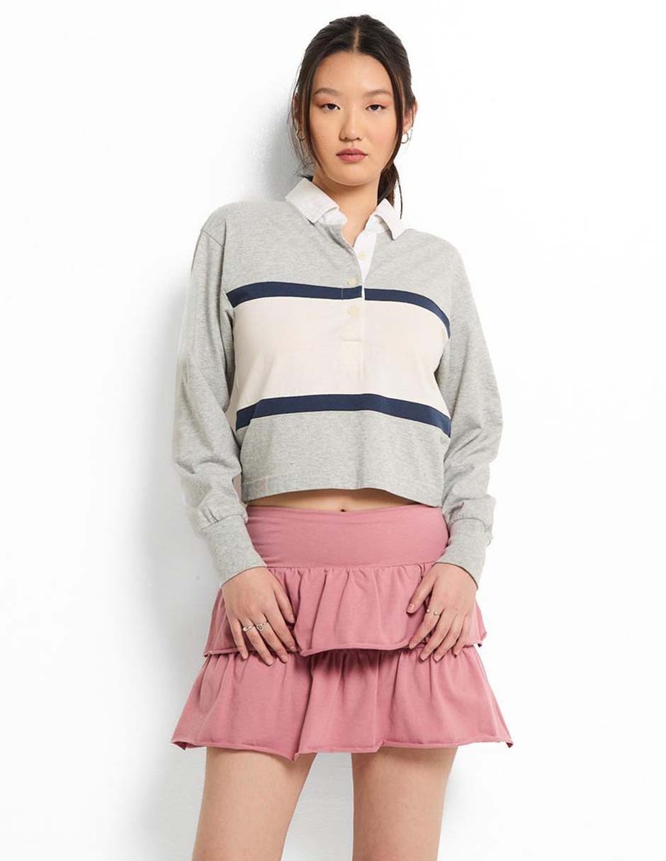Falda short mini a la cintura Falda short mini a la cintura
