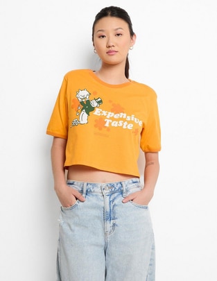 Playera manga corta cuello redondo mujer