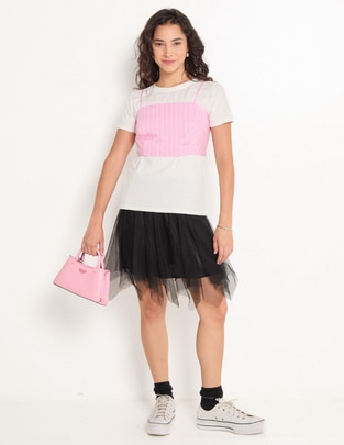Top escote cuadrado tirante ajustable Top escote cuadrado tirante ajustable
