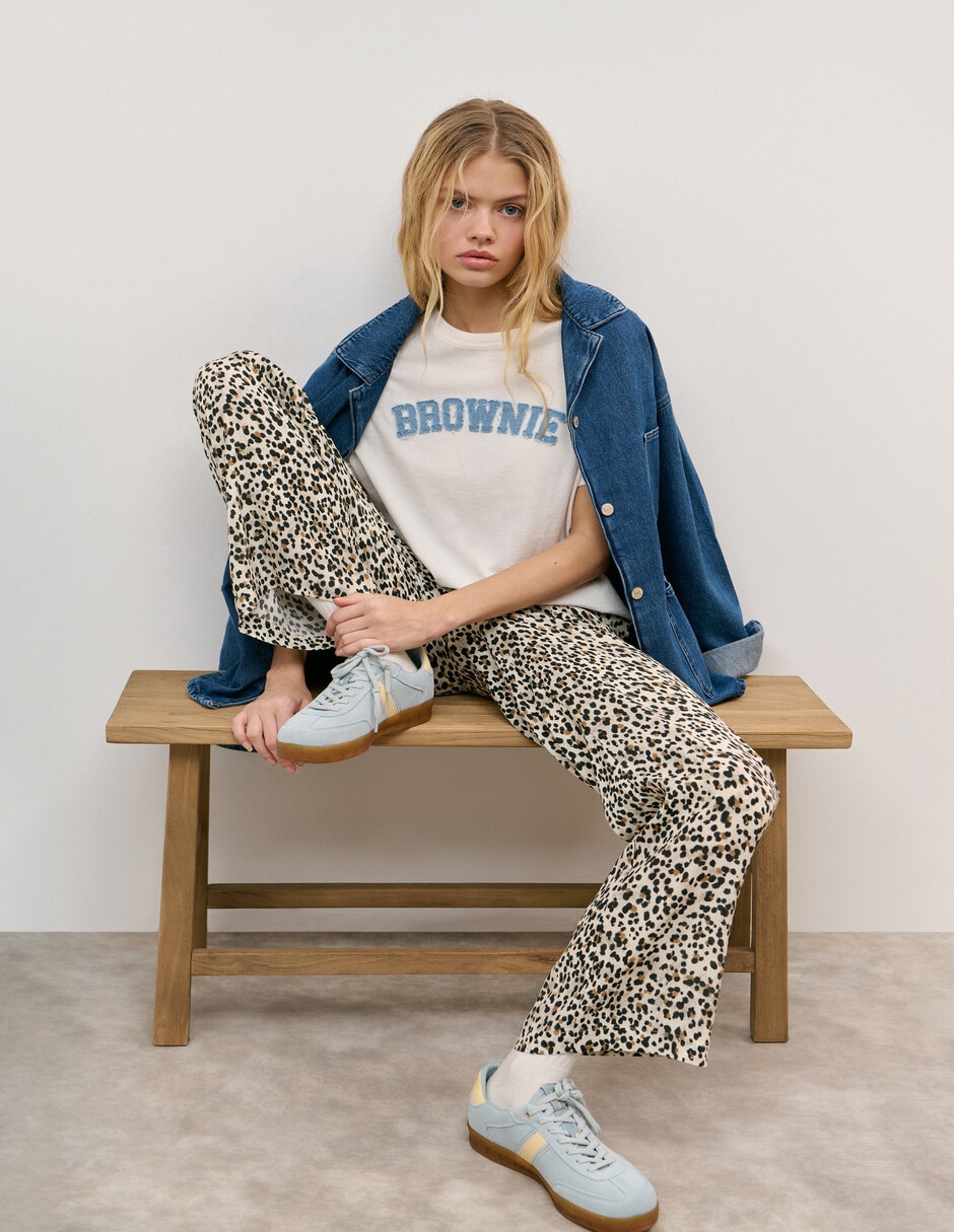 Pantalón regular para mujer 4