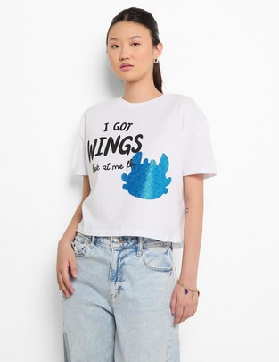 Playera manga corta cuello redondo para mujer Playera manga corta cuello redondo para mujer