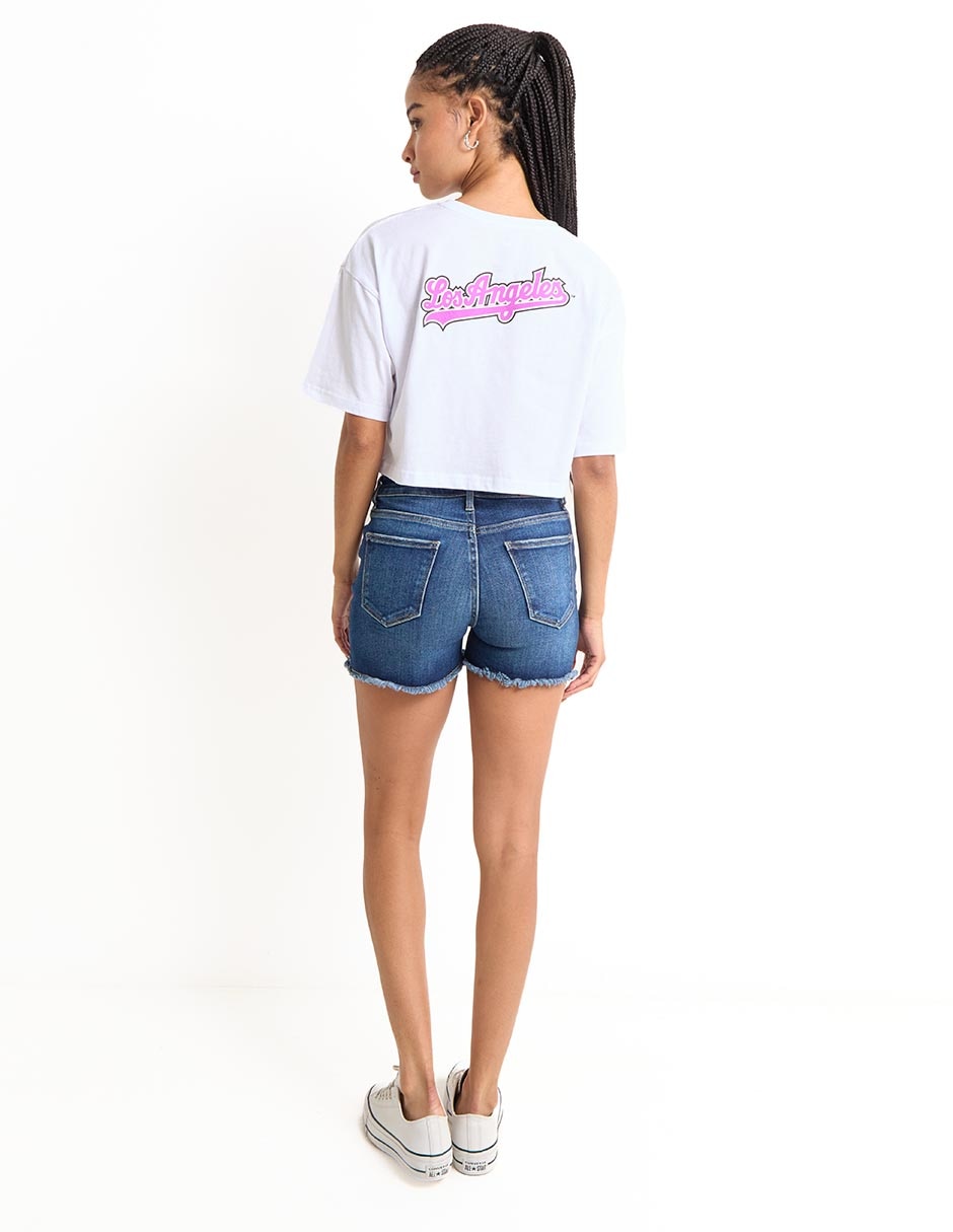 Short de mezclilla para mujer