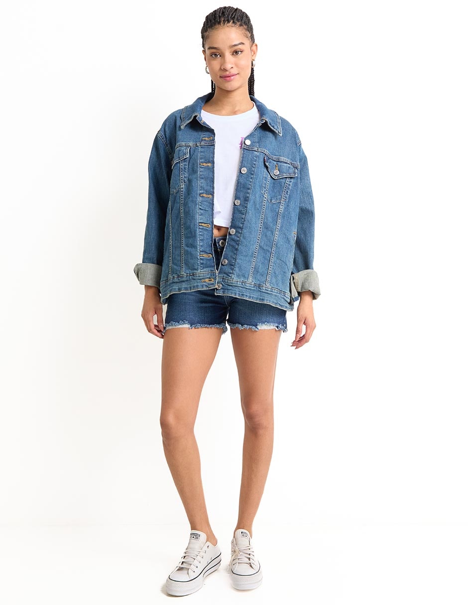 Short de mezclilla para mujer