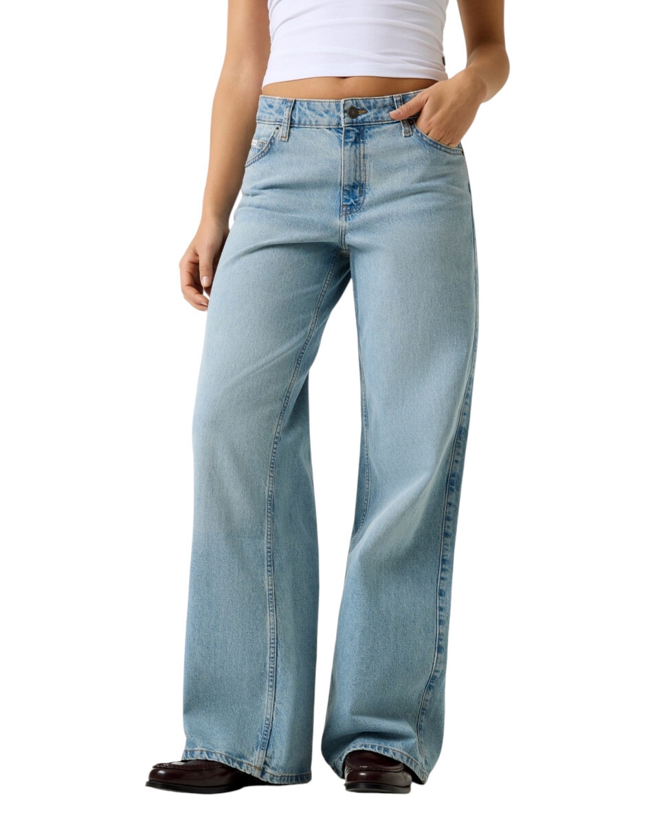 Jeans straight w4ba0yd5cca-gjrv corte cintura para mujer Jeans straight w4ba0yd5cca-gjrv corte cintura para mujer
