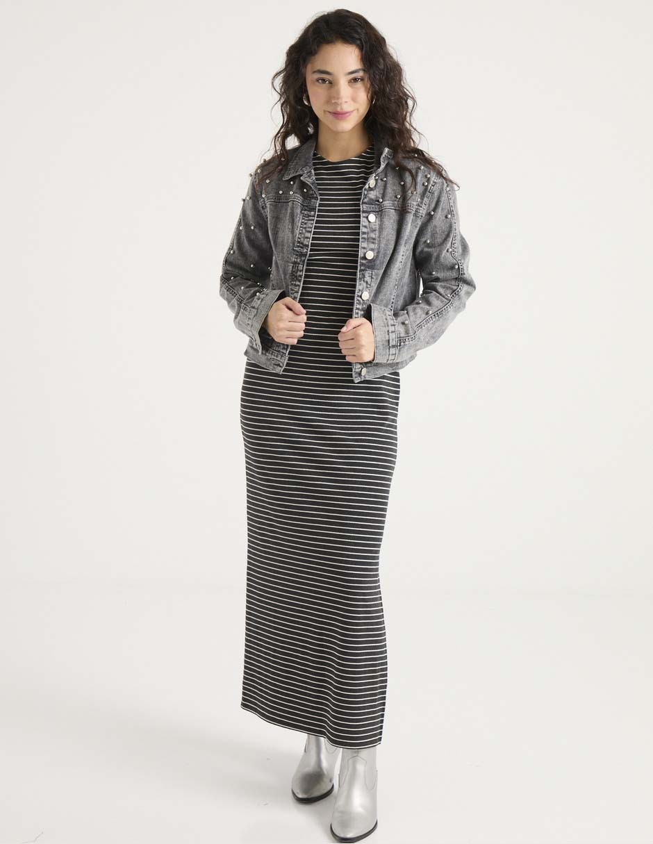 Vestido largo casual para mujer 7