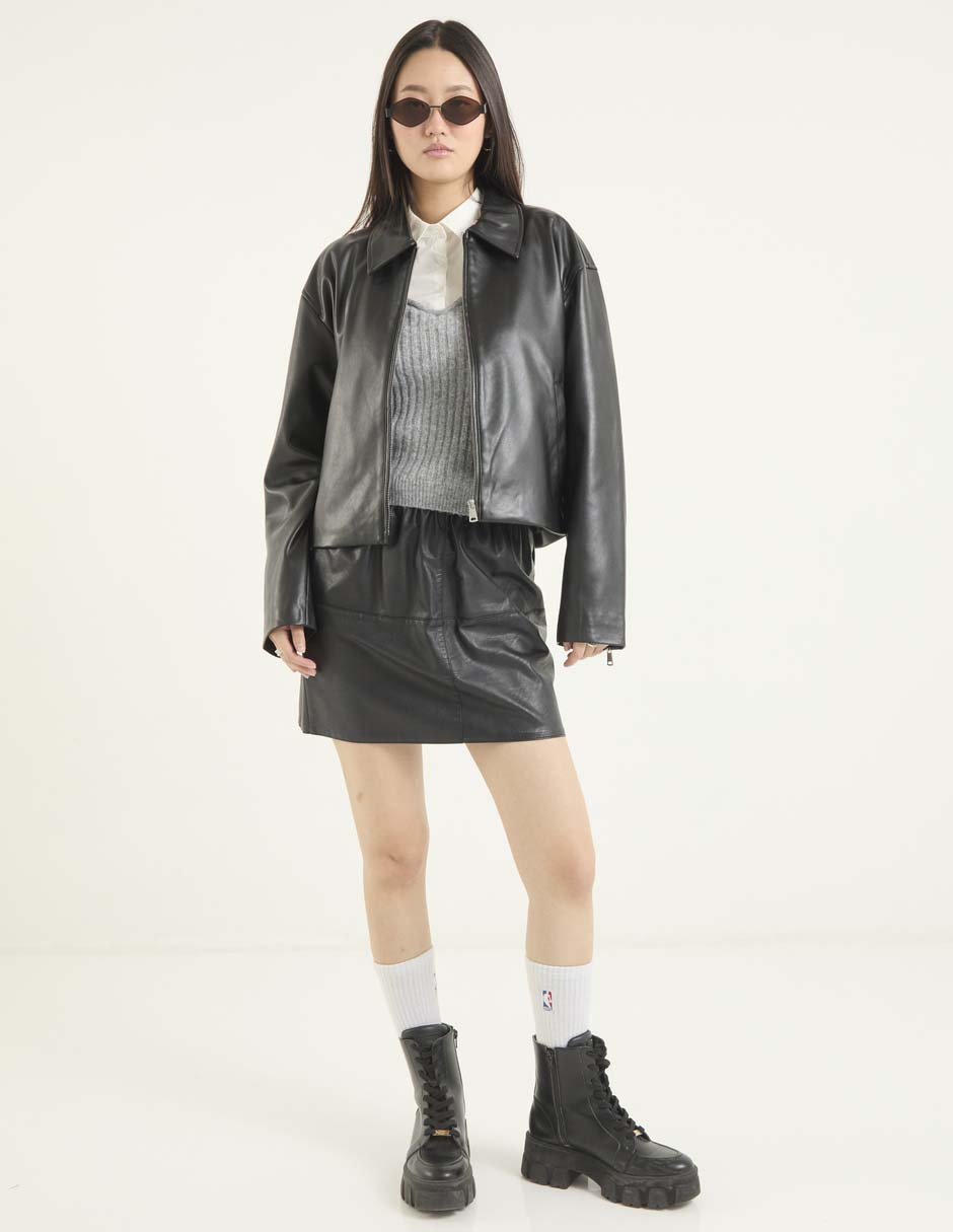 Blusa camisera manga larga para mujer 6