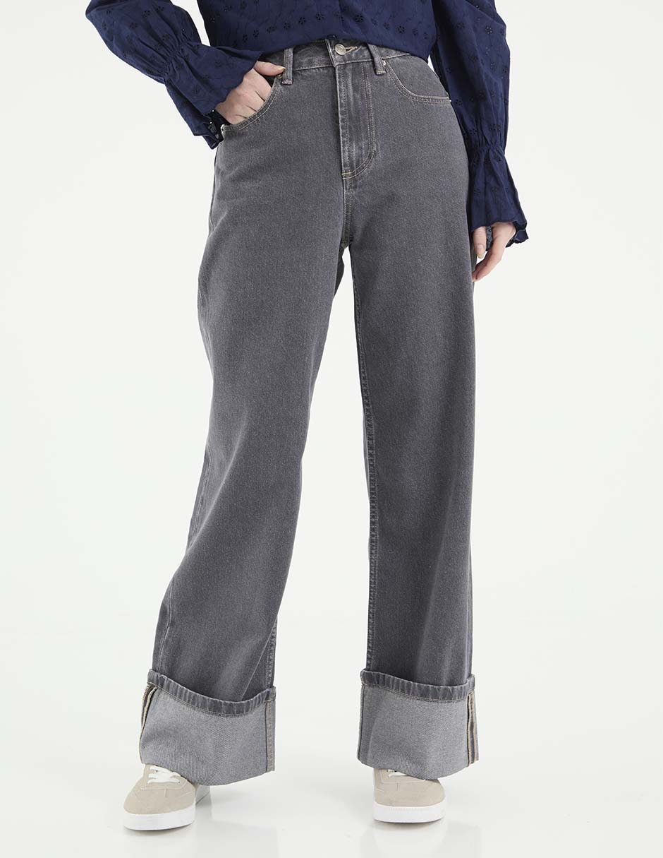 Jeans amplio para mujer 1