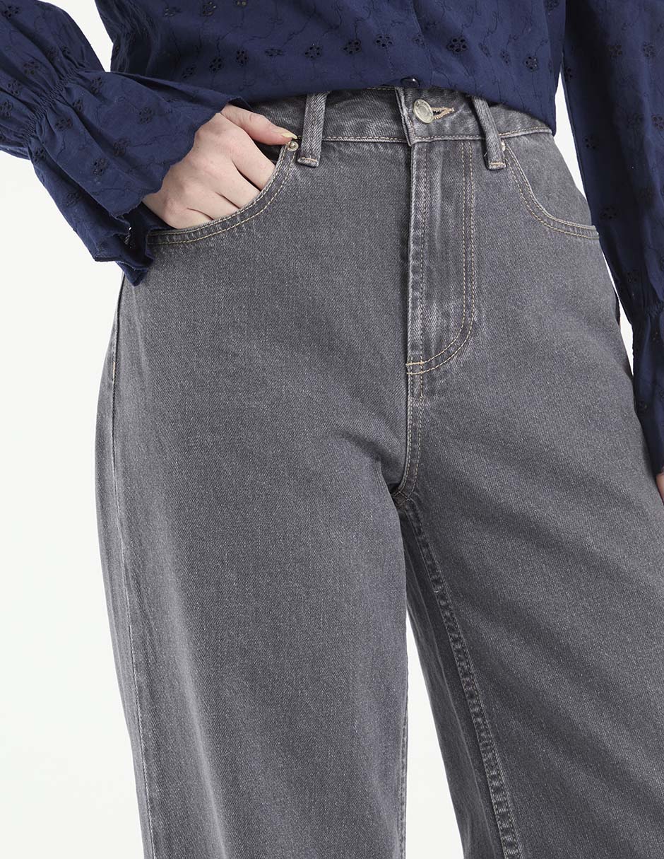 Jeans amplio para mujer 7