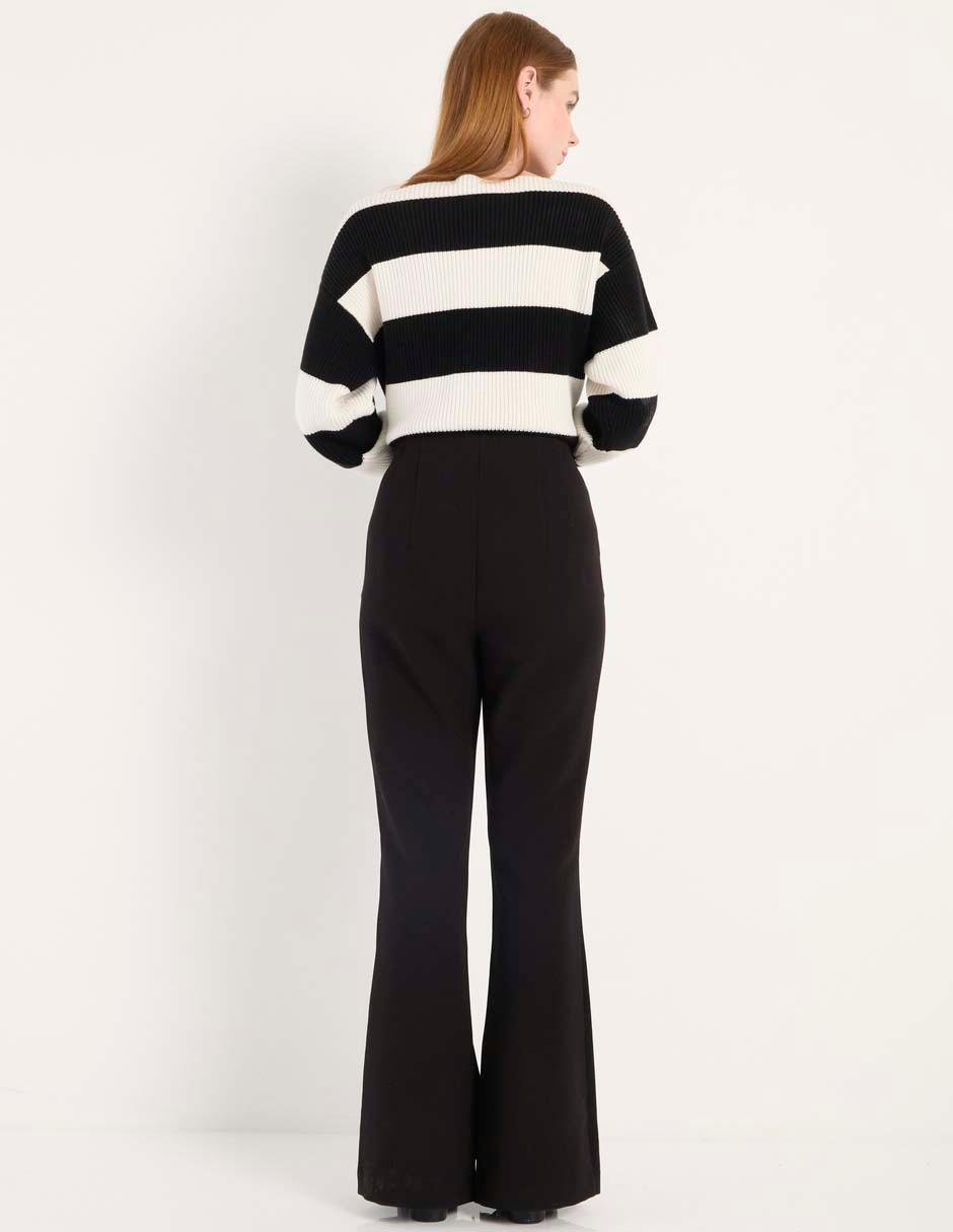 Pantalón de vestir amplio para mujer 4