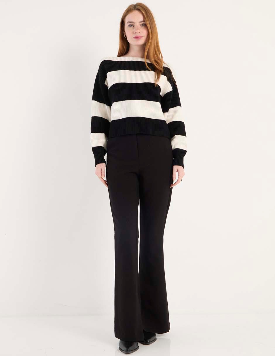 Pantalón de vestir amplio para mujer 3