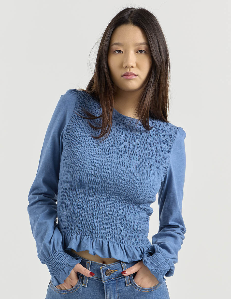 Blusa manga larga para mujer 1