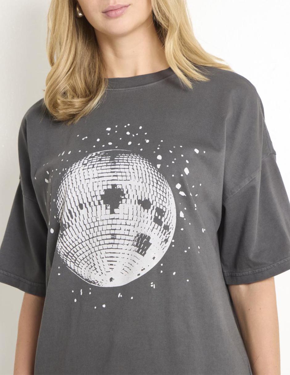 Playera manga corta That's It cuello redondo para mujer