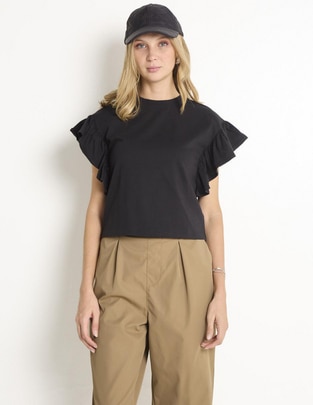 Blusa manga corta para mujer 1