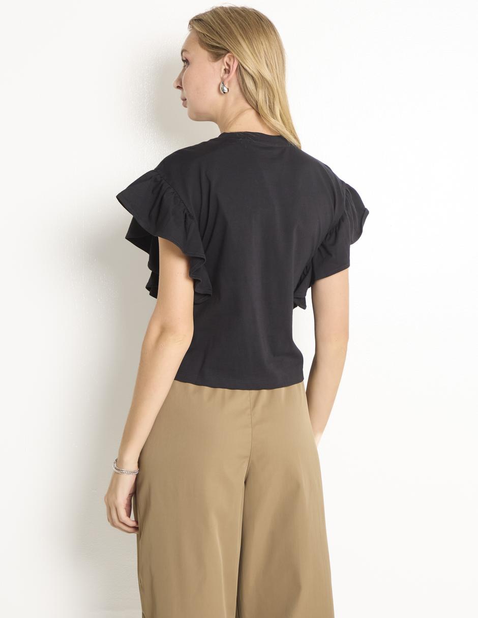 Blusa manga corta para mujer 5