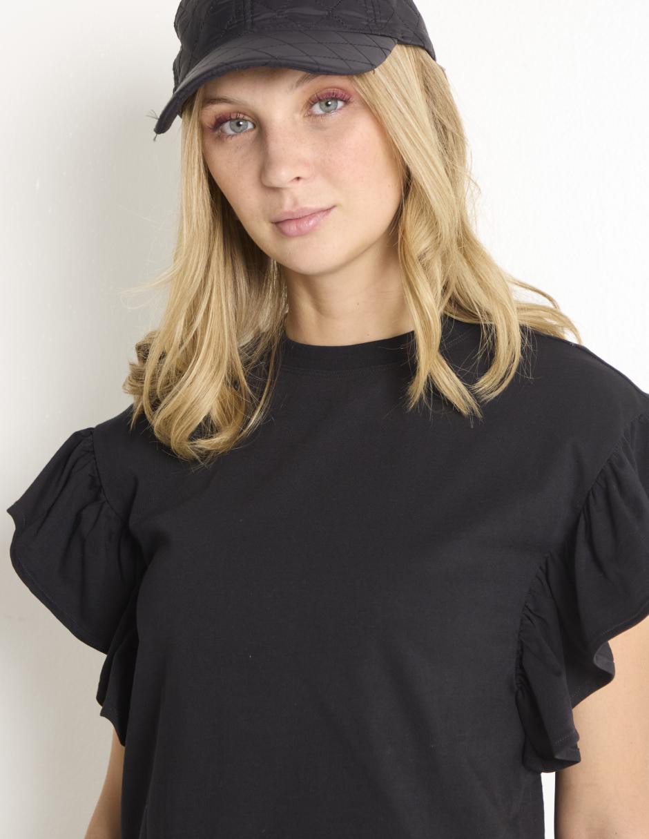 Blusa manga corta para mujer 7