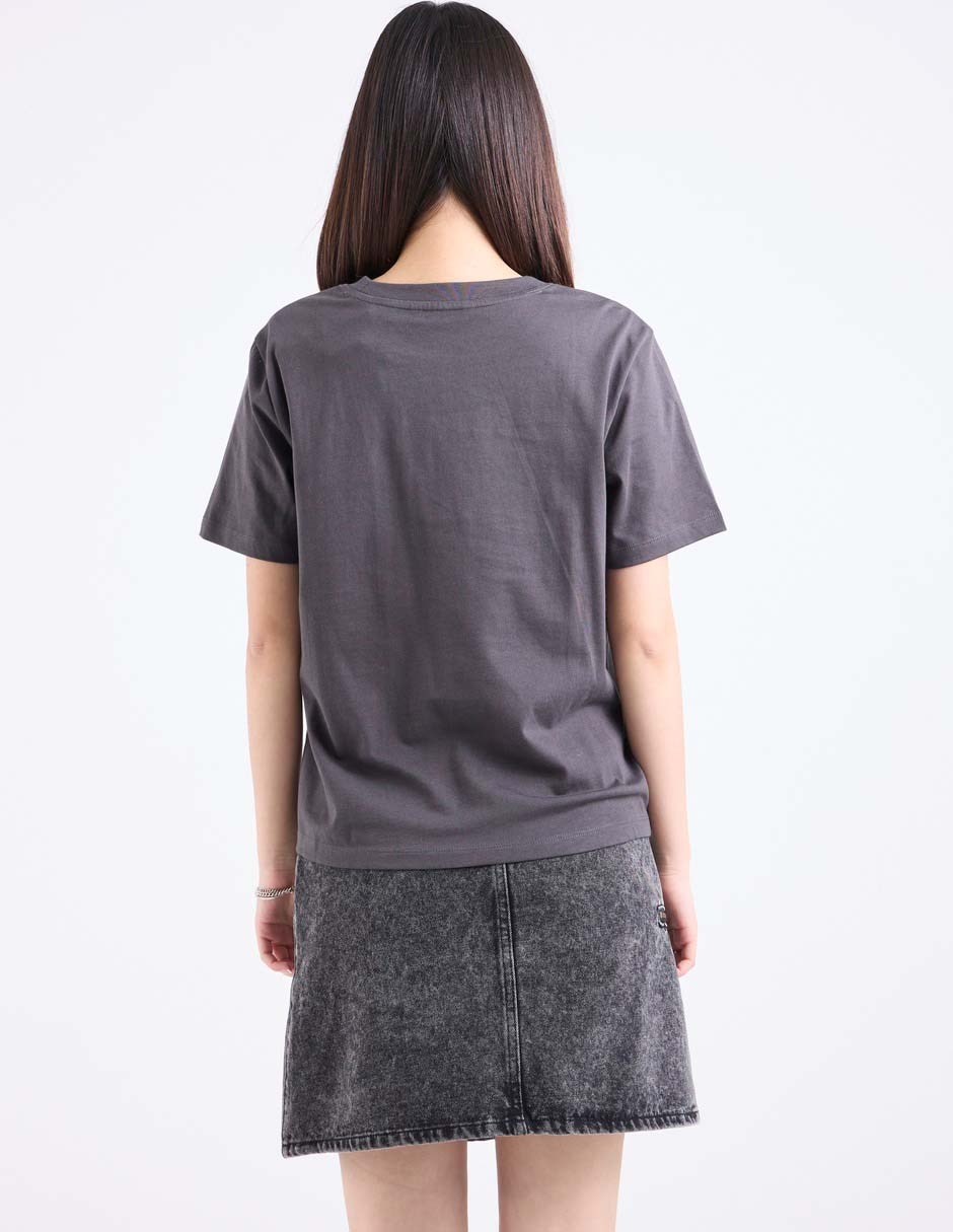 Playera manga corta cuello redondo para mujer 5
