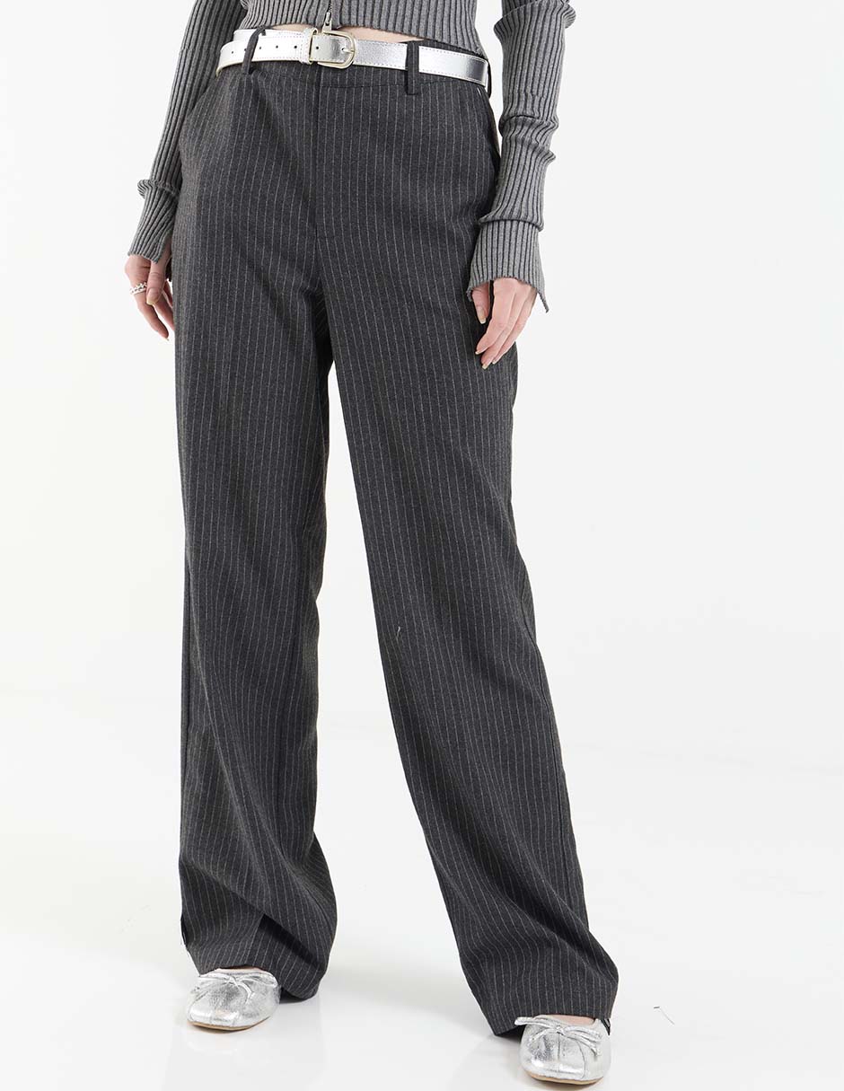 Pantalón de vestir wide leg para mujer 1