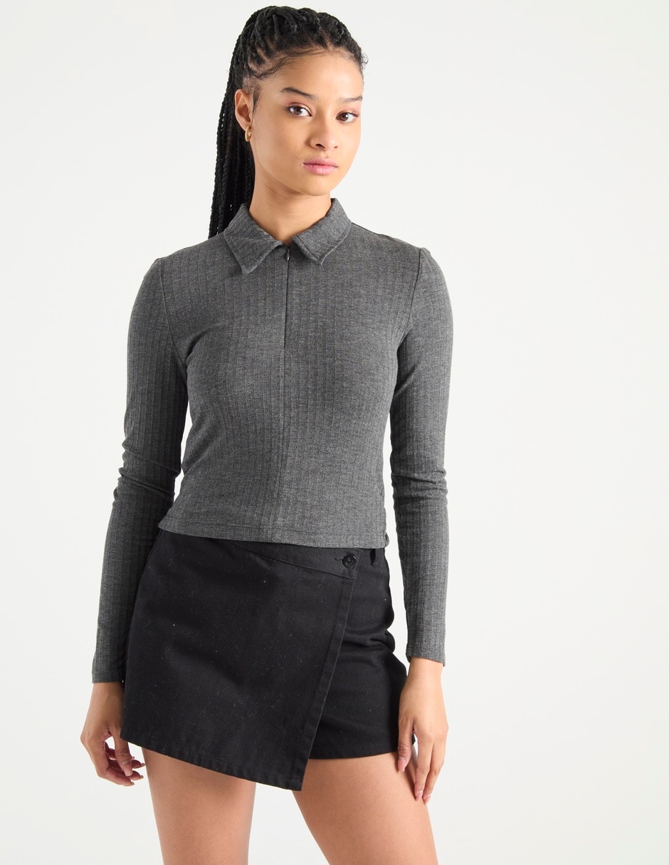 Blusa Sexy Jeans manga larga para mujer