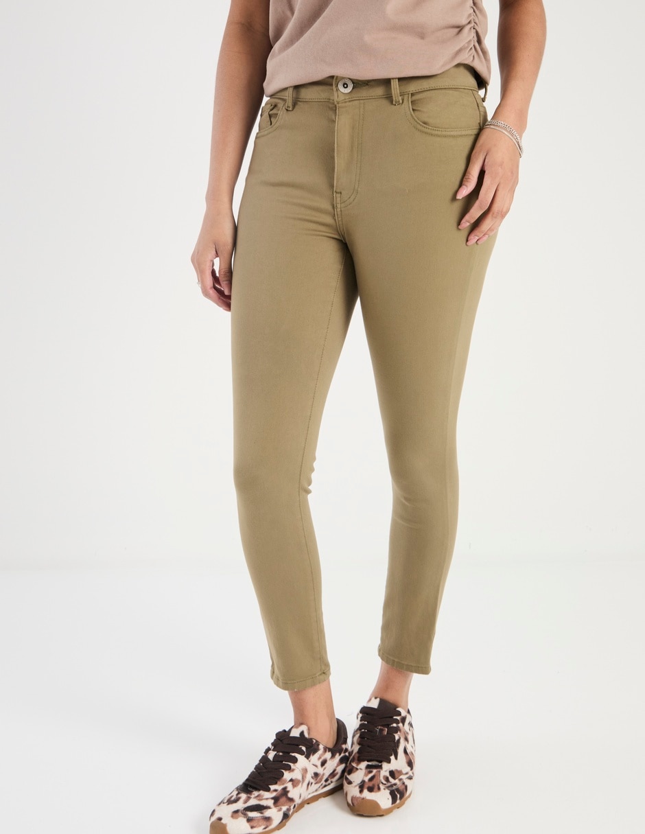 Pantalón chino skinny para mujer