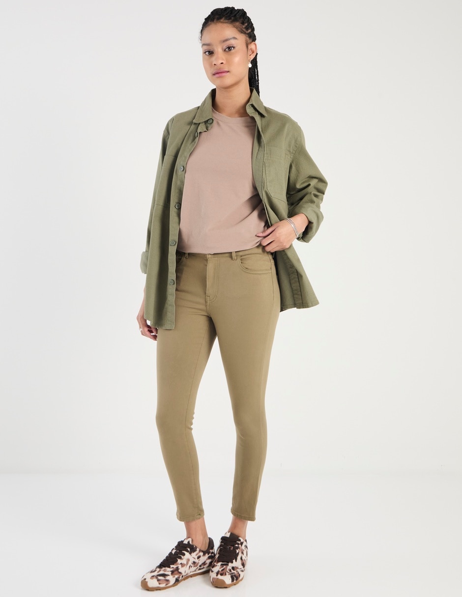 Pantalón chino skinny para mujer 3
