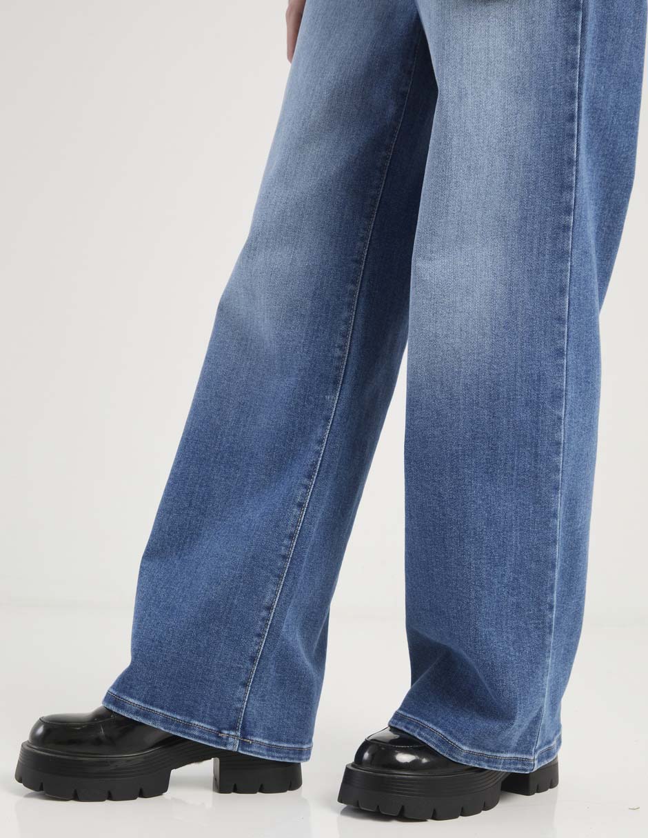 Jeans amplio sxyjm038 para mujer