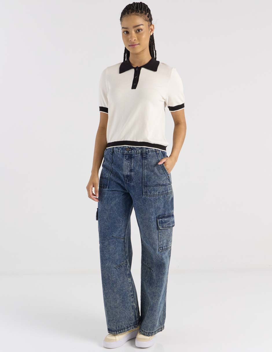 Playera tipo polo That's It para mujer