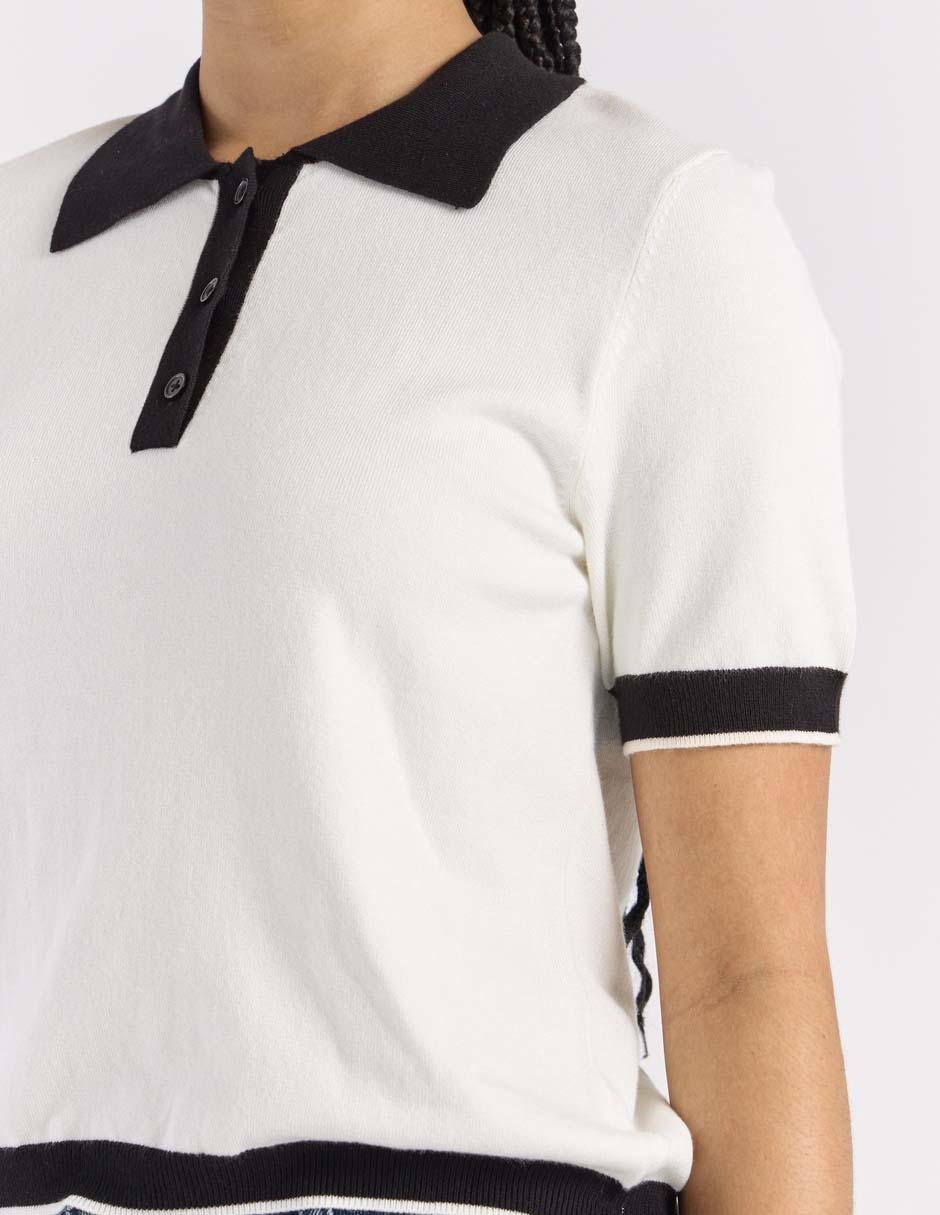 Playera tipo polo That's It para mujer