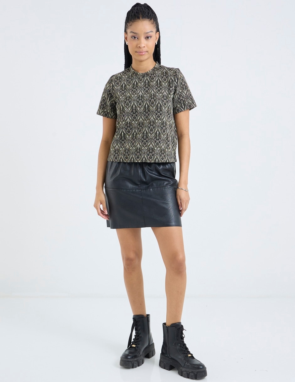 Blusa manga corta para mujer 6