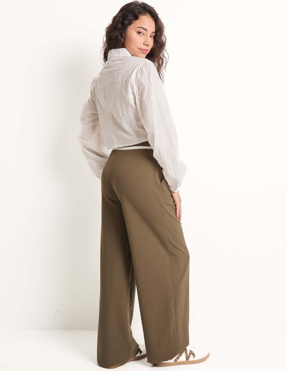 Pantalón relaxed amplio para mujer 5