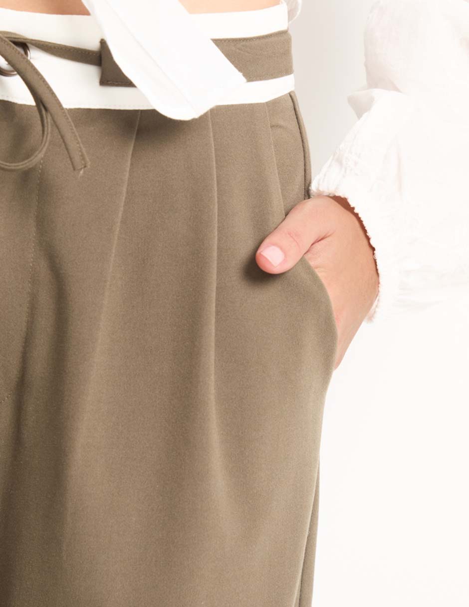 Pantalón relaxed amplio para mujer 7