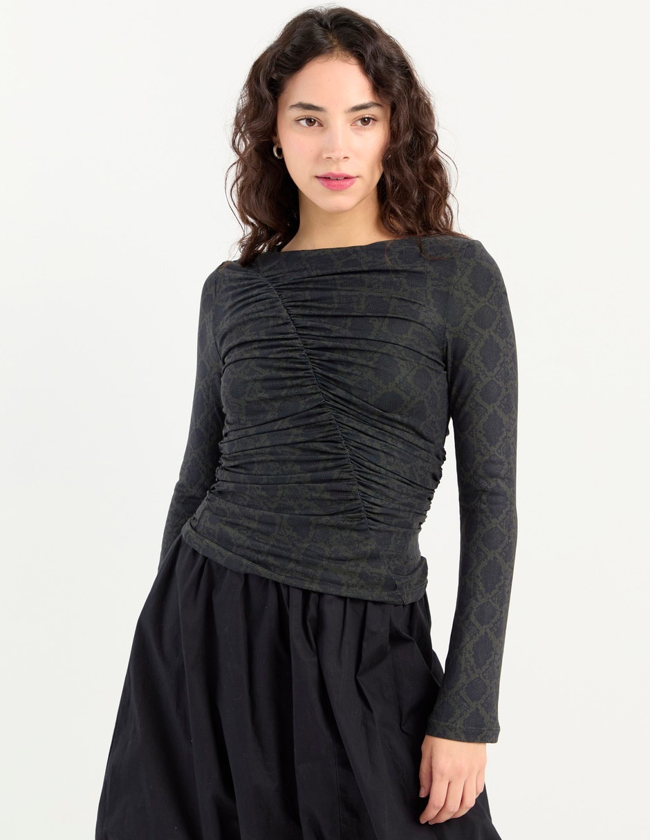 Blusa manga larga para mujer 1