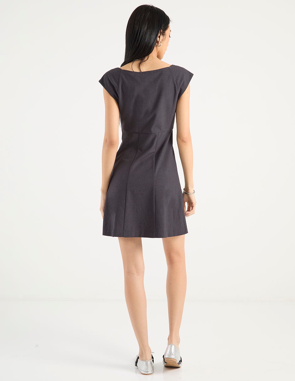 Vestido corto casual para mujer 5