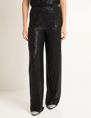 Pantalón de vestir wide leg para mujer Pantalón de vestir wide leg para mujer
