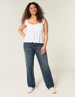 Jeans straight ki355-5397-276 para mujer