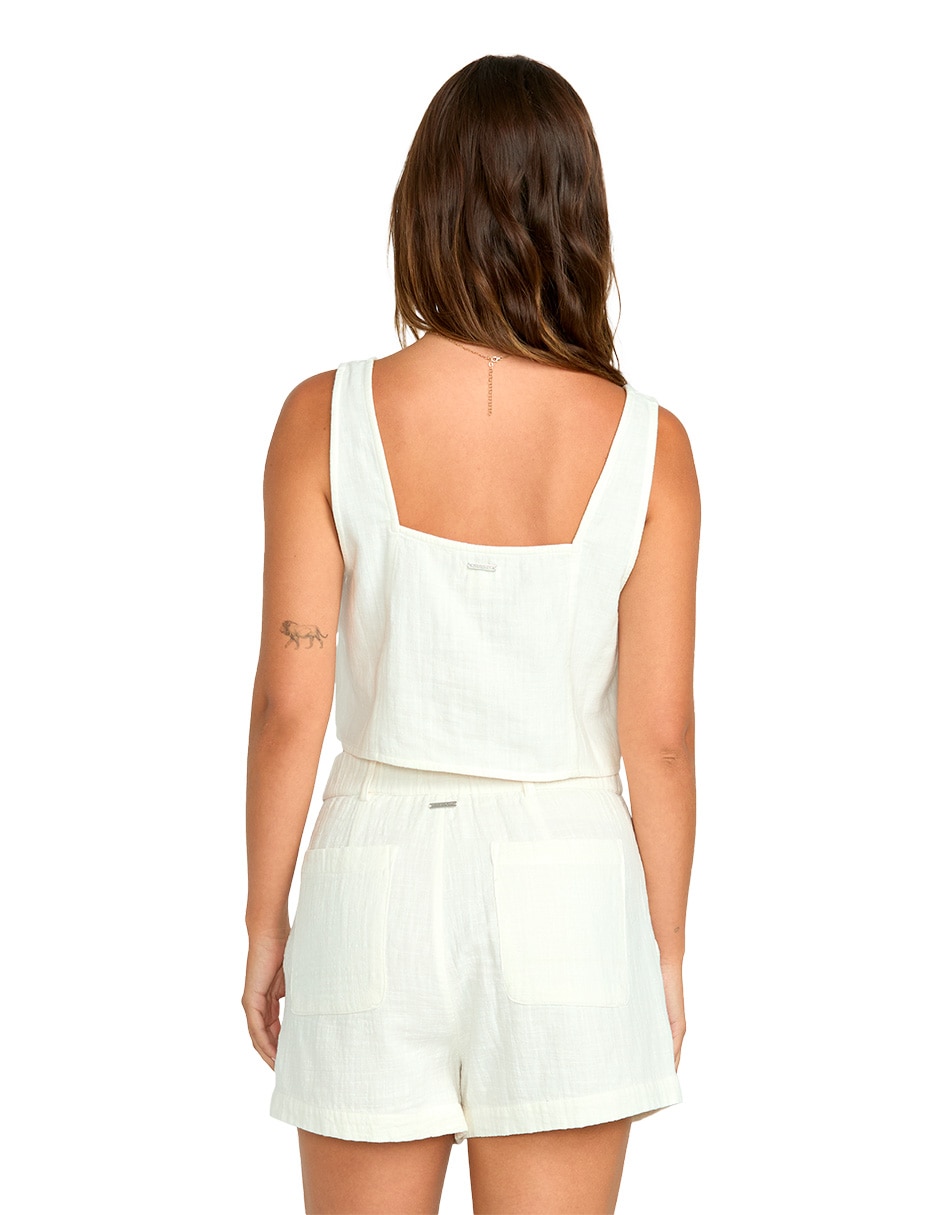 Top escote cuadrado tirante ancho