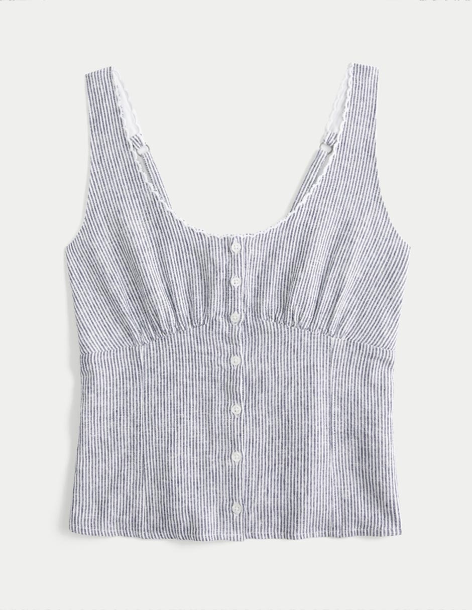 Blusa de tirantes Hollister para mujer
