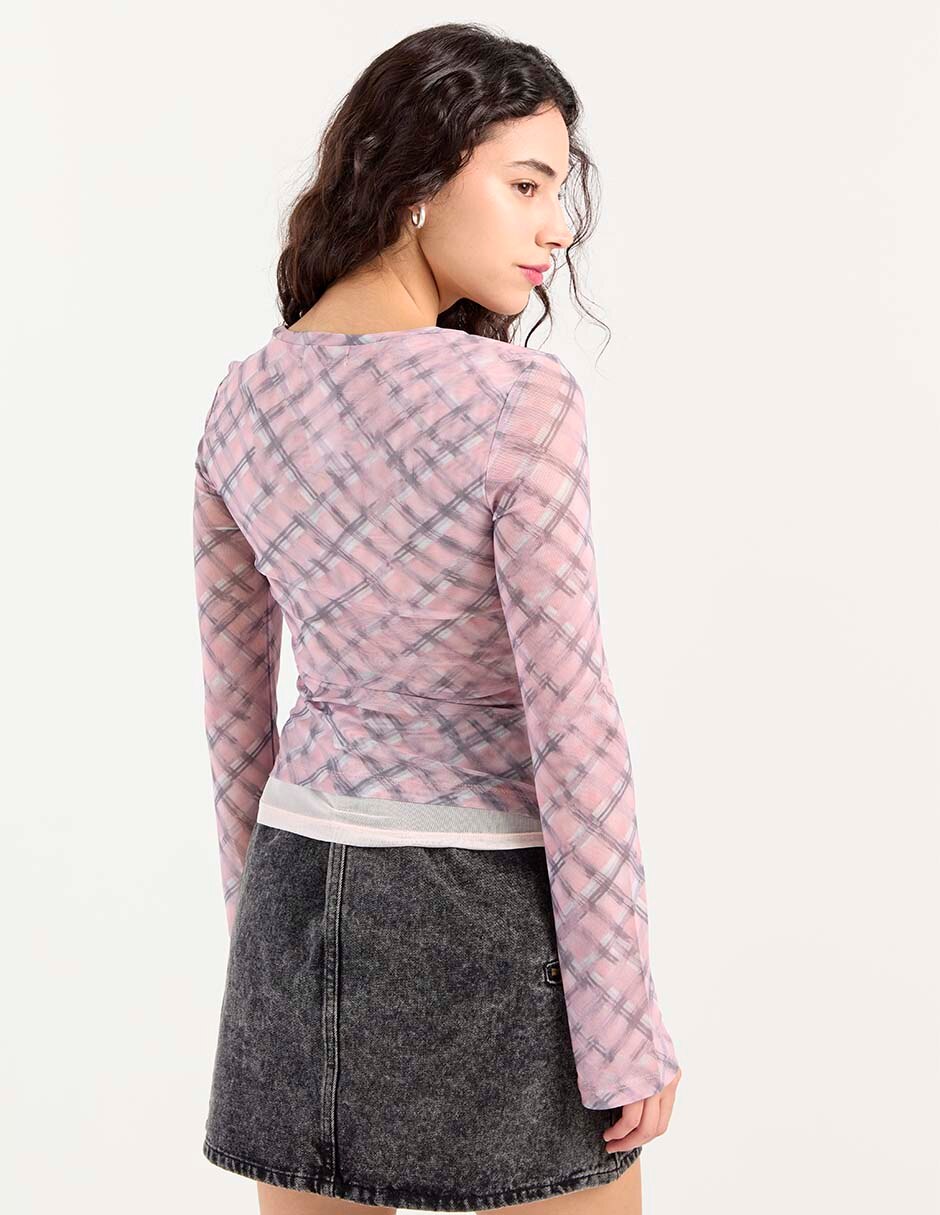 Blusa manga larga para mujer 5