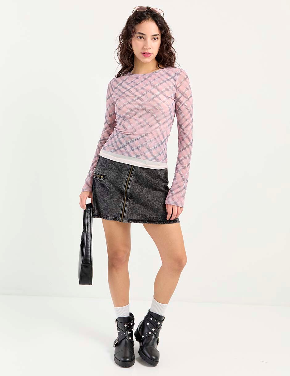 Blusa manga larga para mujer 6
