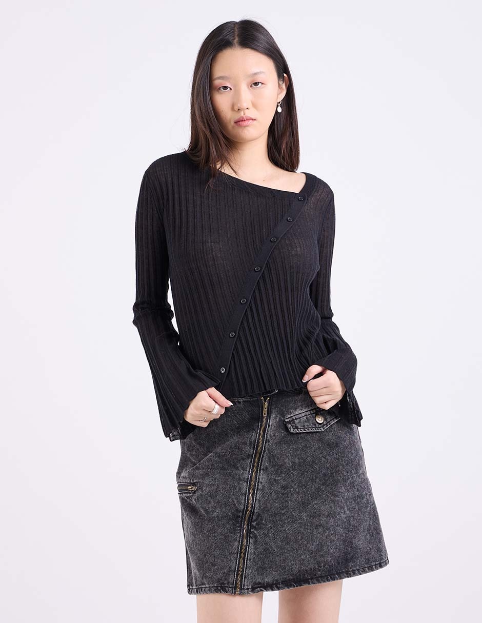 Blusa manga larga para mujer 1
