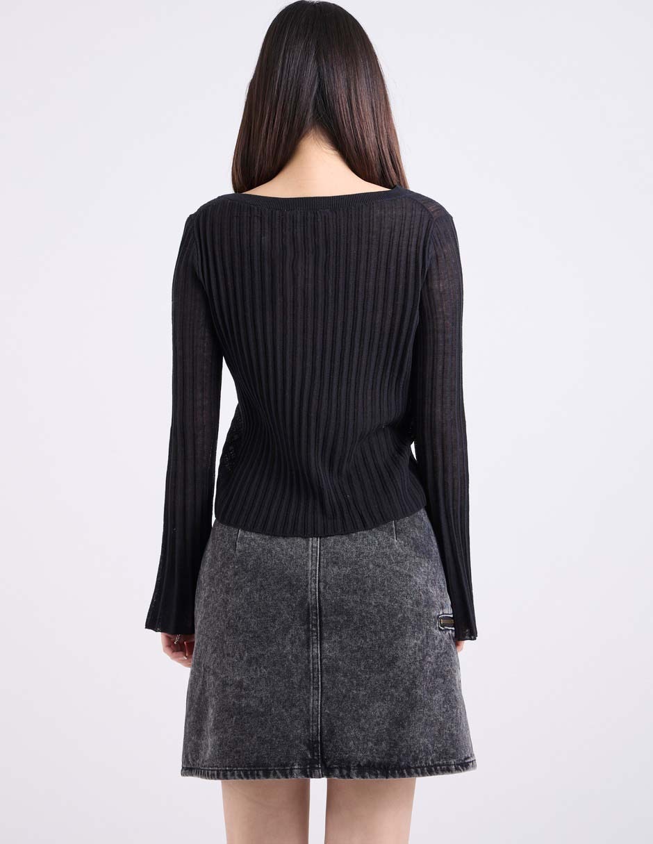 Blusa manga larga para mujer 5
