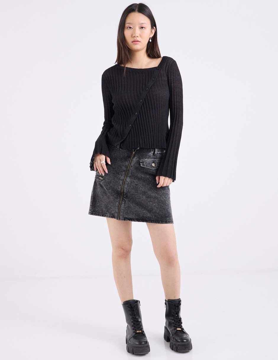 Blusa manga larga para mujer 6